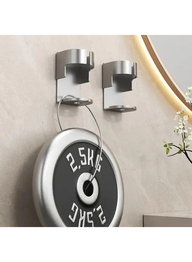 Grey Aluminum Electric Toothbrush Holder No Drill For Brushes Up To 37mm - Image 4