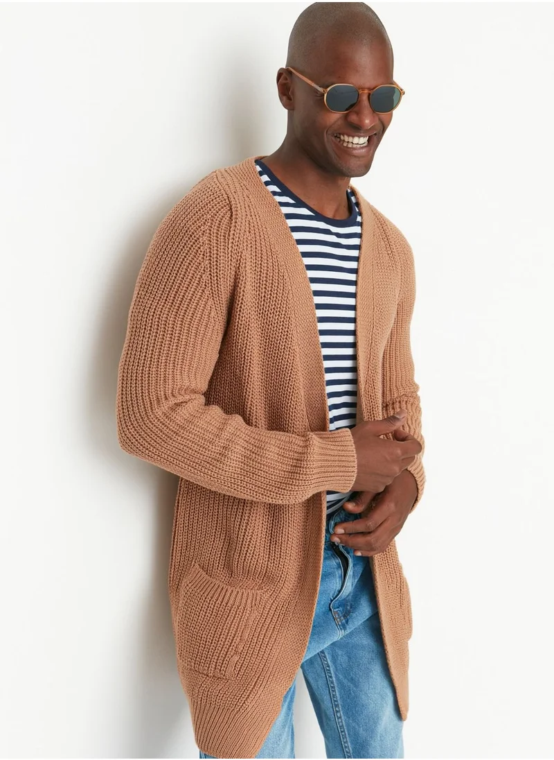 trendyol Knitted Long Cardigan