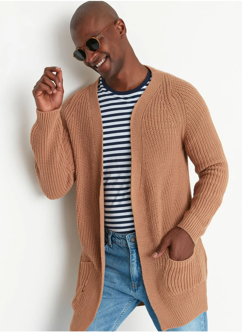 trendyol Knitted Long Cardigan