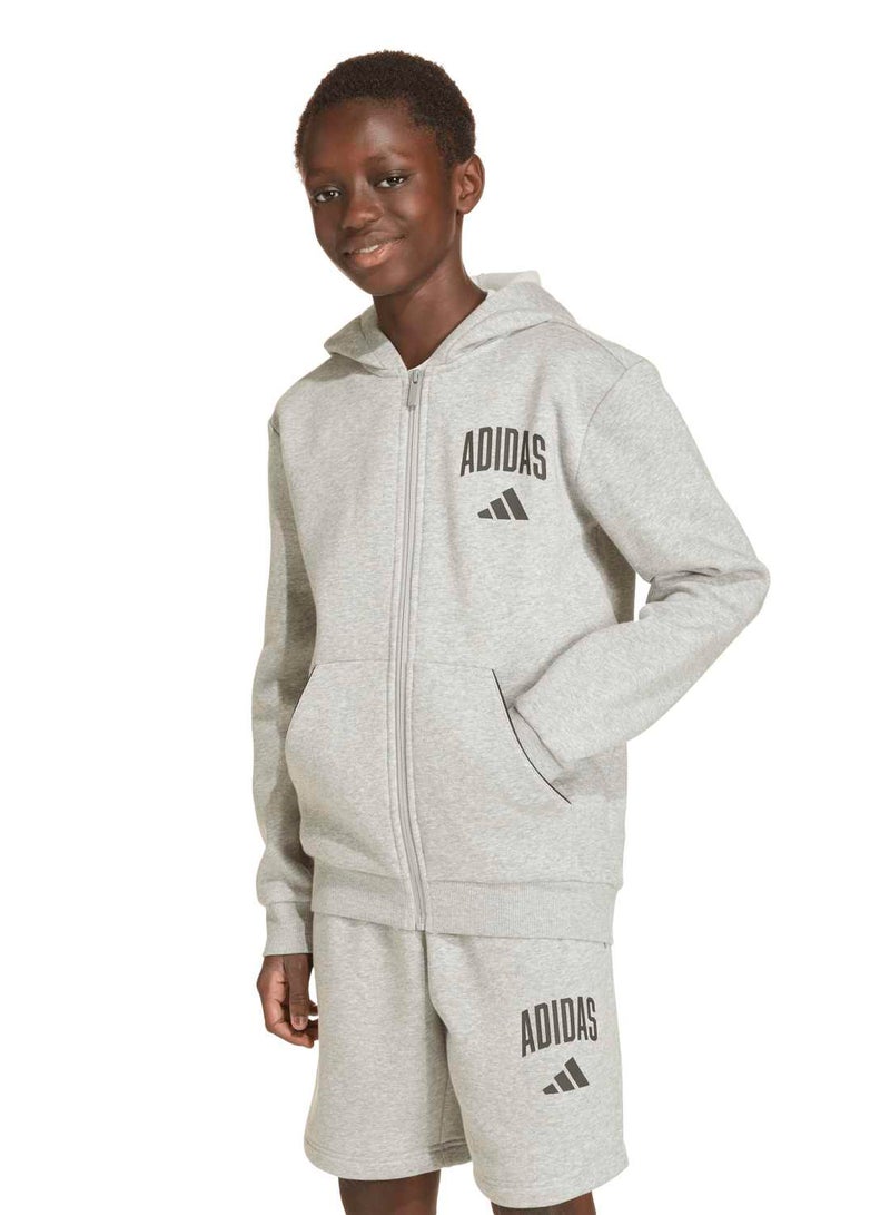 Adidas Seasonals Collegiate Typography Hoody - Image 1