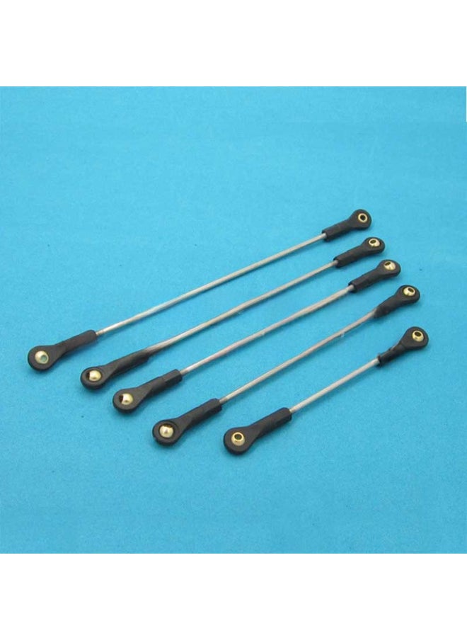 null - Model M3 Ball Head Clamp Head Swing Arm Connector Rod Combination Adjustable Steering Rod Ball Clamp Diy-Color:304 Stainless Steel Tie Rod M3 +2 M3 Ball Joints-Proportion:Tie Rod Dimension Φ2.5 X M3 XL75MM - Image 1