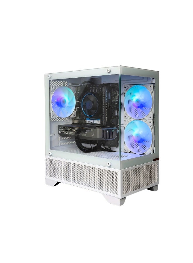 ميكسلز تجميعة بي سي العاب G4MATX اقتصادية DDR4 انتل كورi5 14400F كرت شاشة RTX 5060Ti