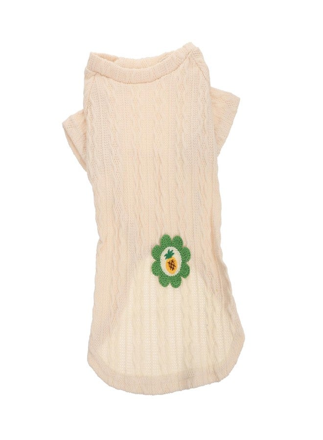 كنزة فيكاسكي الجميلة للكلاب الأليفة، زي دافئ لفصلي الخريف والشتاء، ملابس محبوكة خفيفة الوزن للسلالات الصغيرة، ملابس أنيقة - Image 1