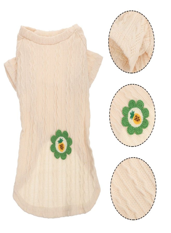 كنزة فيكاسكي الجميلة للكلاب الأليفة، زي دافئ لفصلي الخريف والشتاء، ملابس محبوكة خفيفة الوزن للسلالات الصغيرة، ملابس أنيقة - Image 3