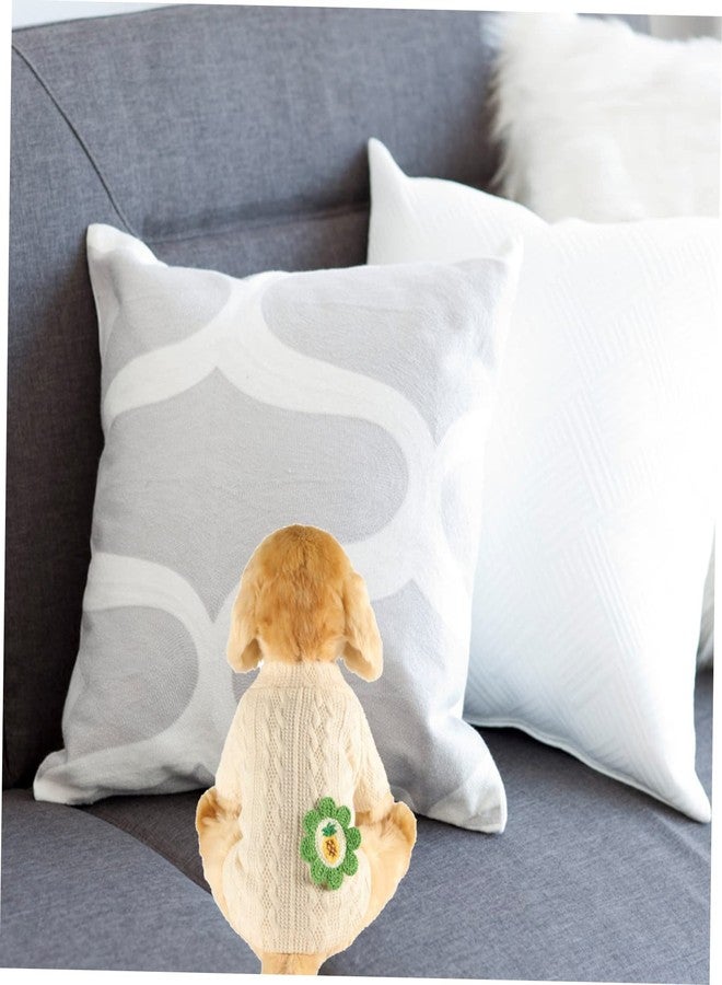 كنزة فيكاسكي الجميلة للكلاب الأليفة، زي دافئ لفصلي الخريف والشتاء، ملابس محبوكة خفيفة الوزن للسلالات الصغيرة، ملابس أنيقة - Image 2