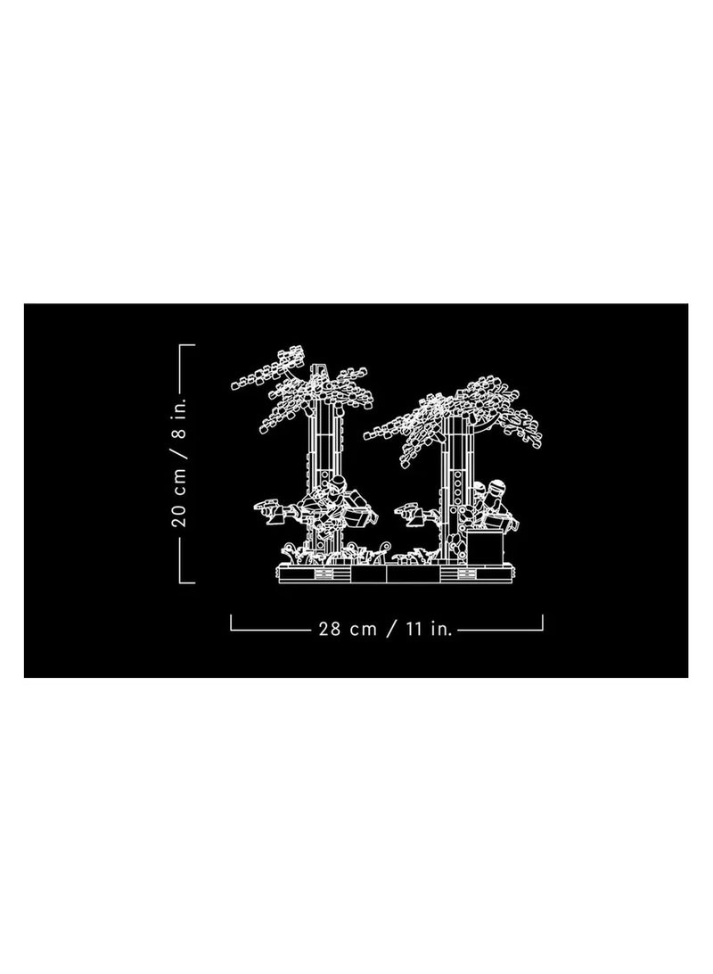 LEGO - Star Wars Endor Speeder Chase Diorama 608 Pieces - 75353 - Image 3