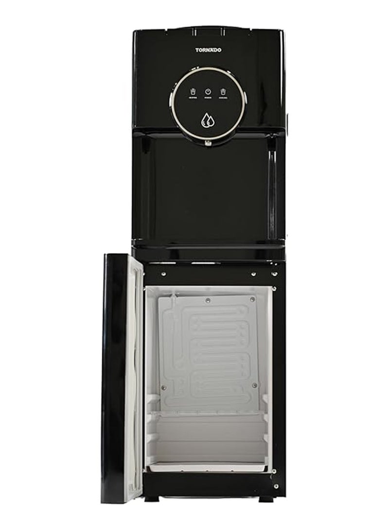 Tornado Water Dispenser Top Loading with Bottom Refrigerator Hot & Cold 3 Taps Black TWD-L3T1RE-B TWD-L3T1RE-B black - Image 3