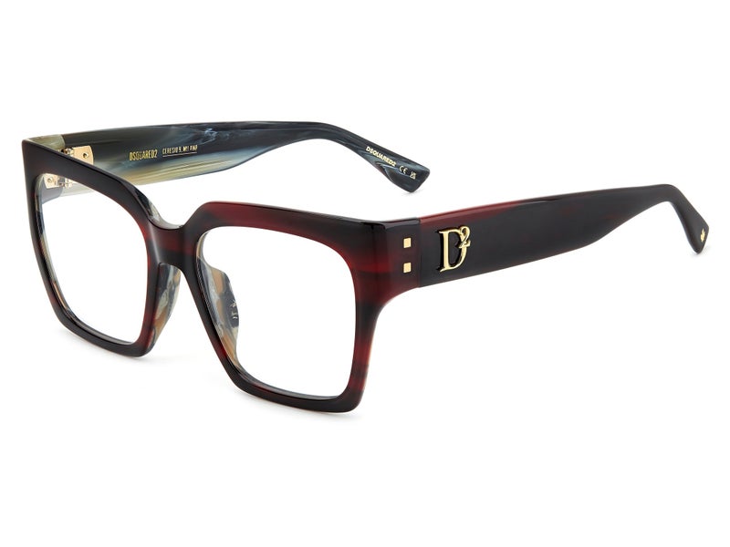 Dsquared Women Square Frames  55 D2 0151/G - Image 2