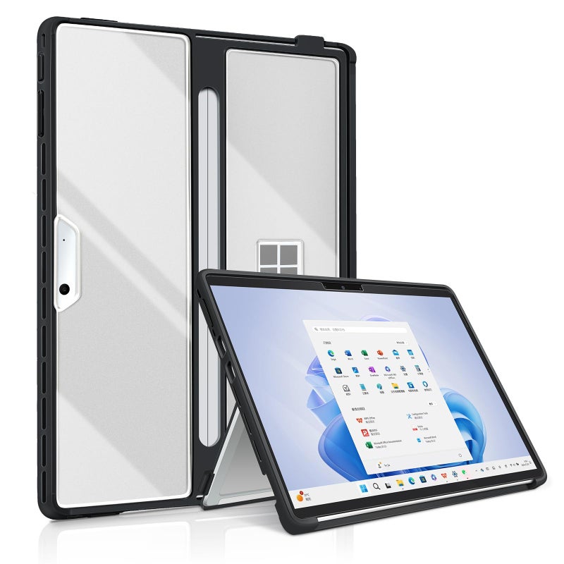 TALTAW Case for Microsoft Surface Pro 111098 13Inch AllinOne Rugged Case Compatible with Type Cover Keyboards Transparent - Image 2