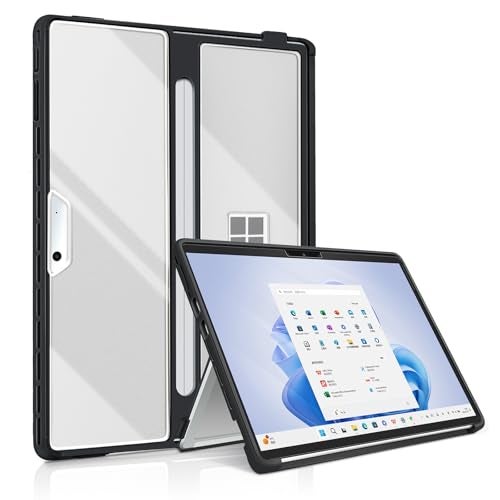 TALTAW Case for Microsoft Surface Pro 111098 13Inch AllinOne Rugged Case Compatible with Type Cover Keyboards Transparent - Image 1