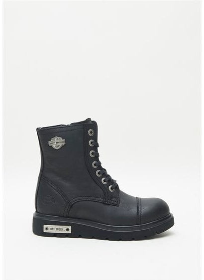 HARLEY DAVIDSON Tums New Women's Black Leather Boots  - Image 1