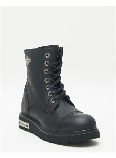 هارلي ديفيدسون Tums New Women's Black Leather Boots