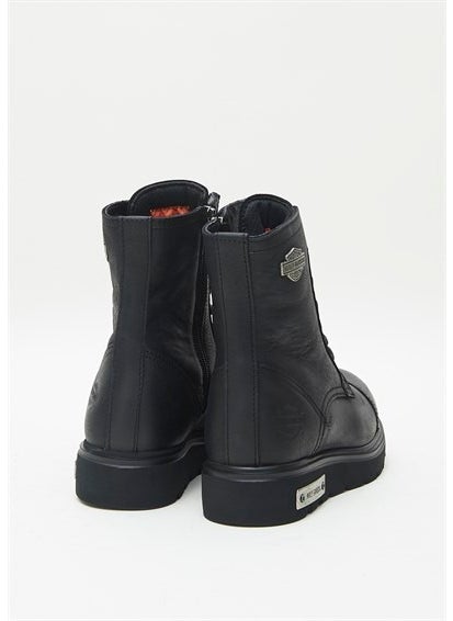 HARLEY DAVIDSON Tums New Women's Black Leather Boots  - Image 4