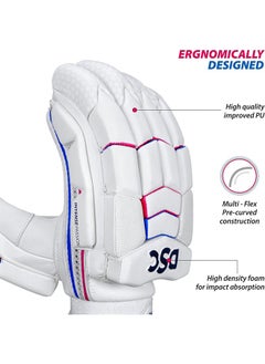 DSC Intense Passion Cricket Batting Gloves, Mens-Left | Professional Cricket Gloves | High-Dexterity Protection | Comfortable Fit  - Image 2