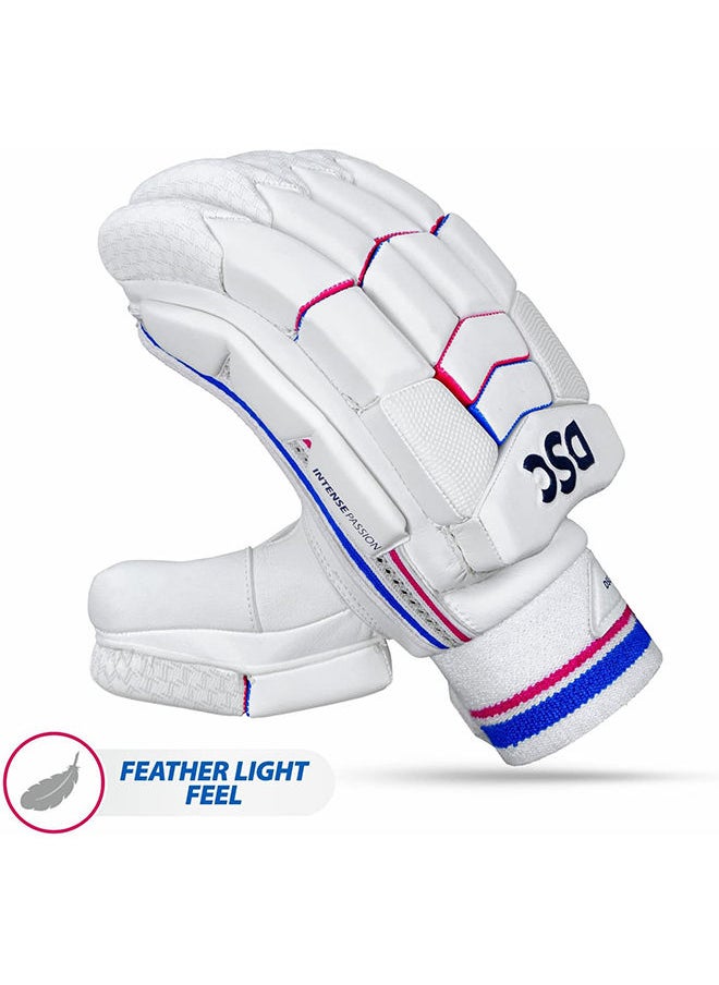 DSC - Intense Passion Cricket Batting Gloves, Mens-Left | Professional Cricket Gloves | High-Dexterity Protection | Comfortable Fit - Image 1