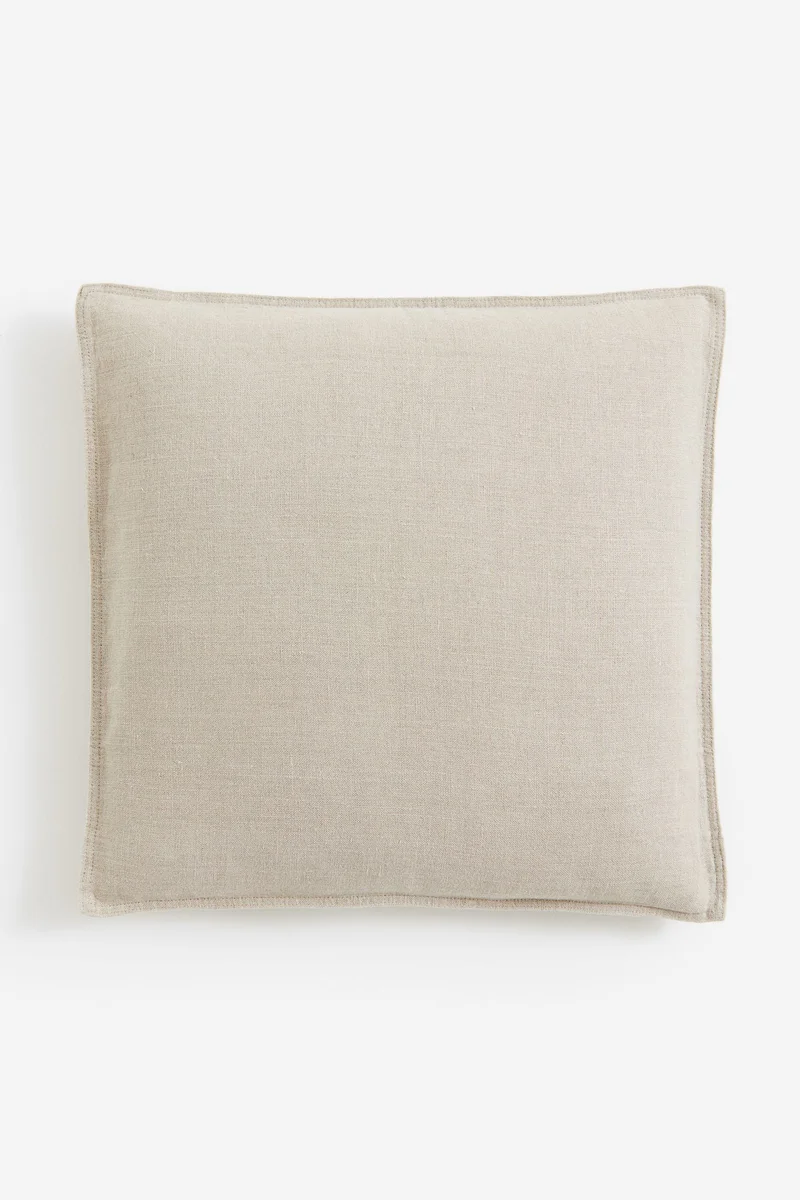 H&M Washed linen cushion cover