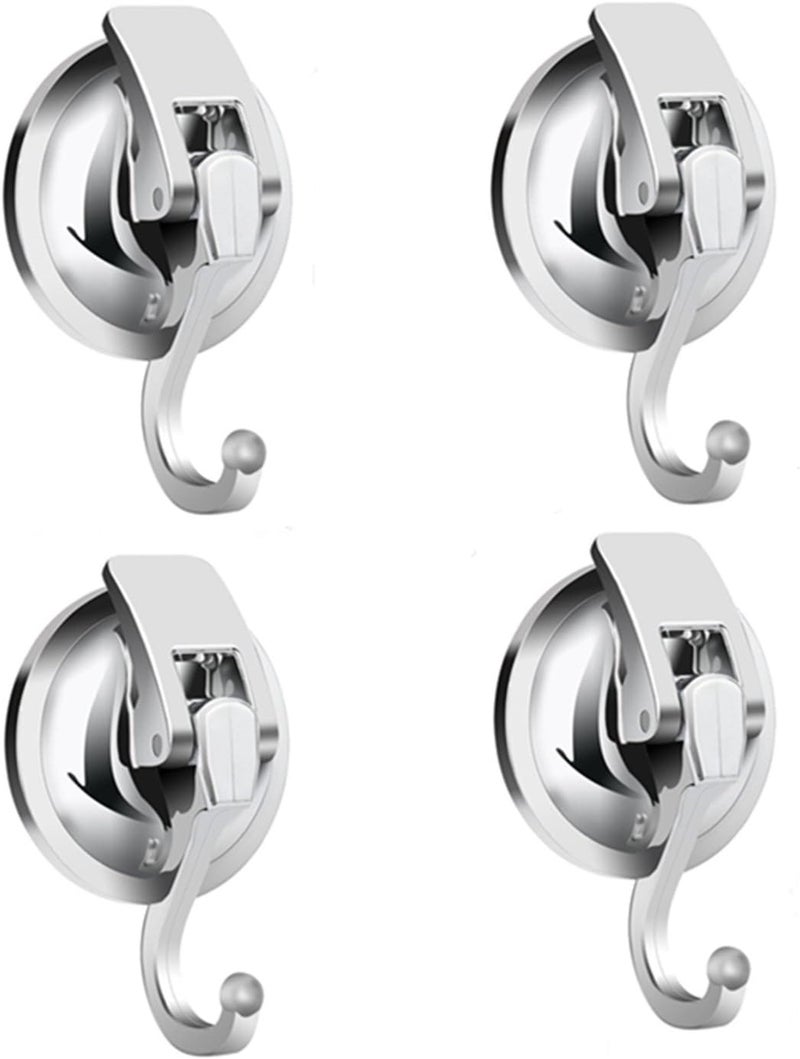 iRomic Heavy Duty Vacuum Suction Cups Hooks (4Pack) Specialized for Kitchen&Bathroom&Restroom Organization - Image 1