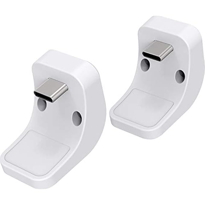 rayihni VS5001 PACK OF 100 PS5 CONTROLLER TWIN DOCKING STATION - WHITE, USB - Image 3