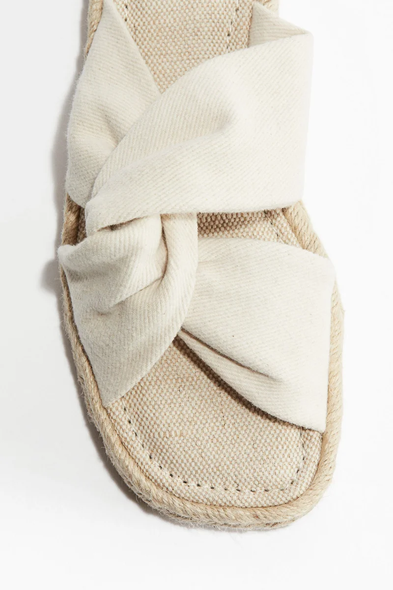 H&M Twist-detail espadrille sandals