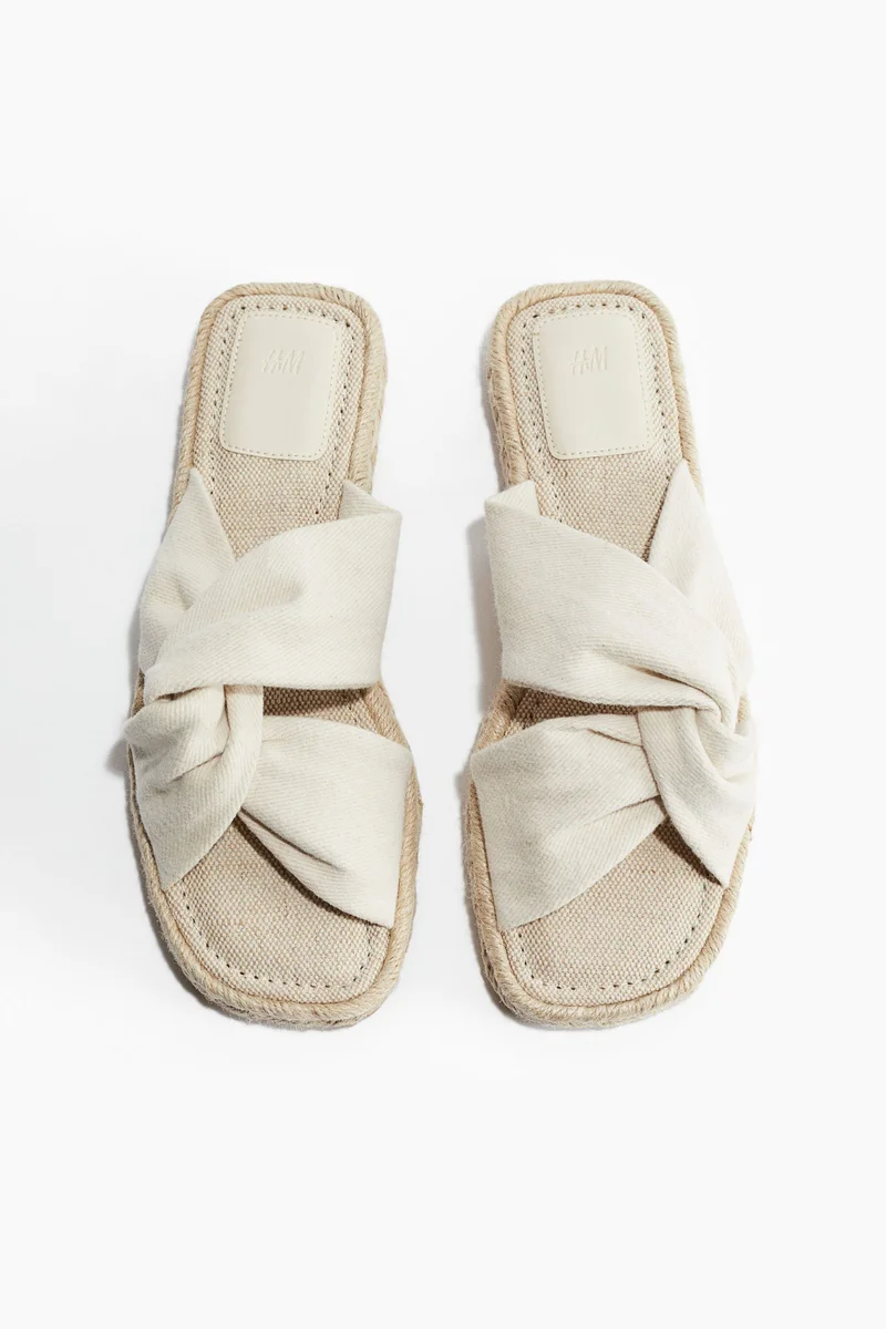 H&M Twist-detail espadrille sandals