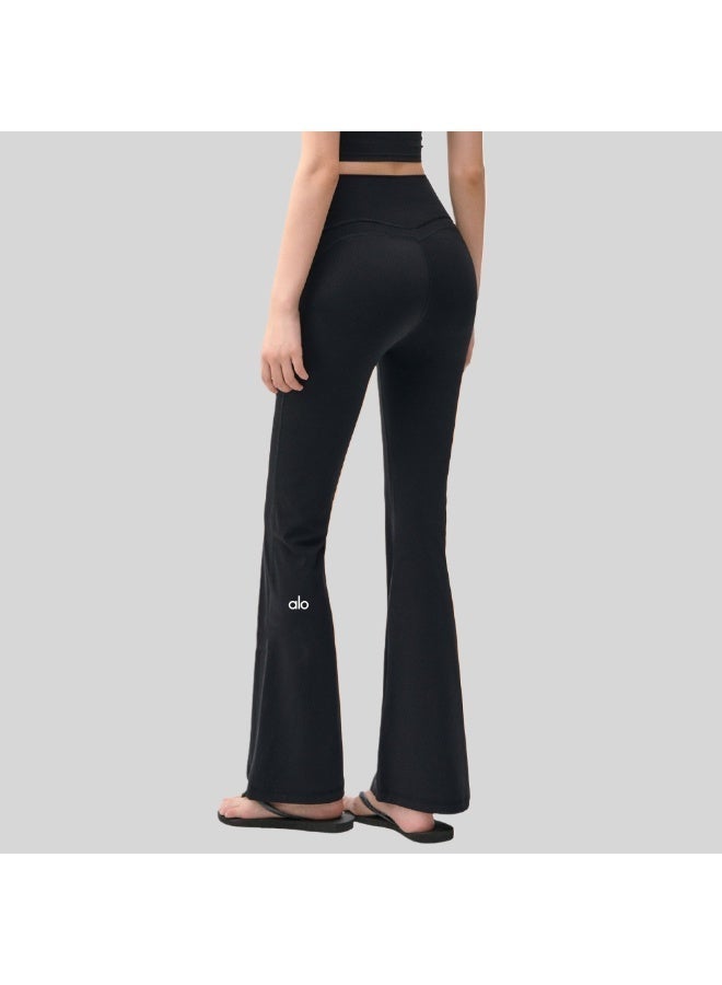 Alo High-Waisted Flare Yoga Pants - Walk with Confidence in Every Step - Image 1