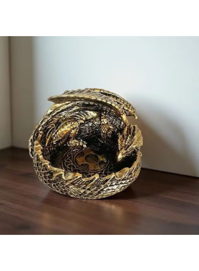 Dragon-shaped European-style Ashtray, Creative And Personalized Fashionable Boys' Ashtray, High-end Dragon-shaped Ashtray