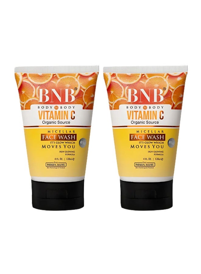 بي ان بي غسول الوجه بفيتامين سي من بي إن بي - منظف مفتح لجميع أنواع البشرة