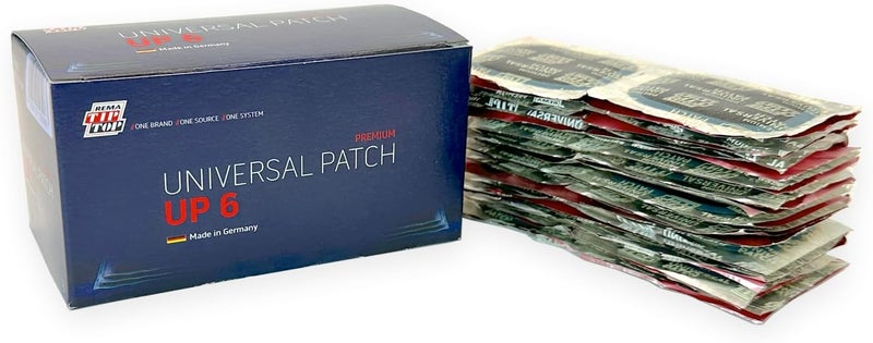 Rema Tip Top 50 UP6 Universal Tire Repair Patches - Square Blue Back - Image 3