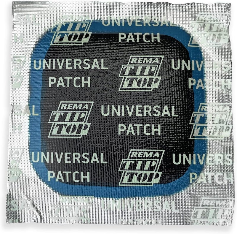 Rema Tip Top 50 UP6 Universal Tire Repair Patches - Square Blue Back - Image 2