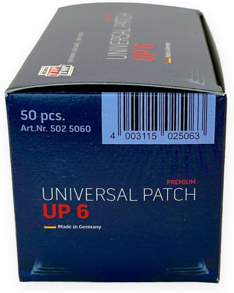 Rema Tip Top 50 UP6 Universal Tire Repair Patches - Square Blue Back - Image 4