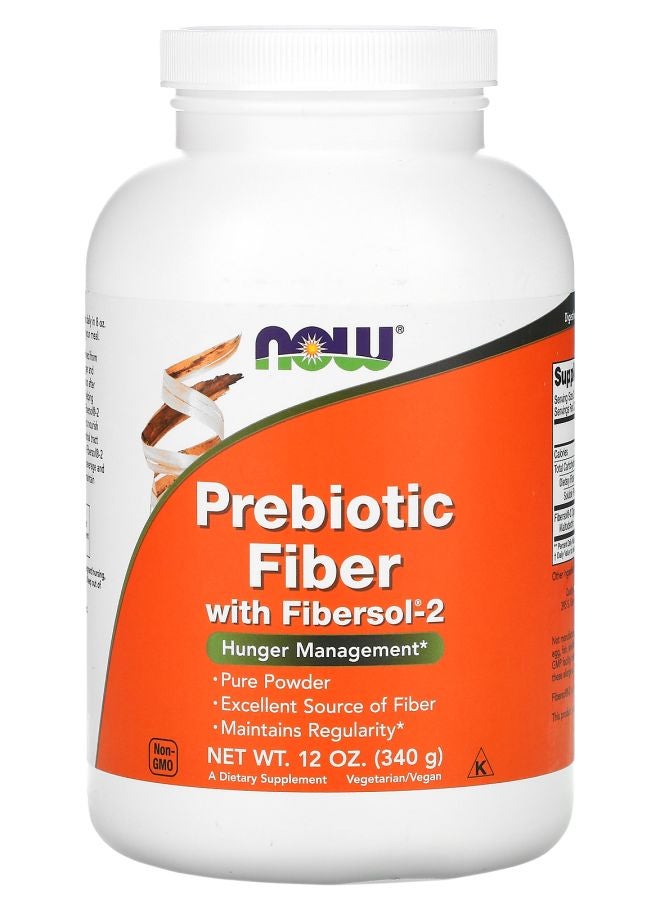 now Prebiotic Fiber with Fibersol-2 12 oz (340 g)