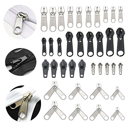 YaHoGa 143 PCS Zipper Repair Kit Zipper Replacement with Install Plier for Bags, Jackets, Tents, Backpacks, Sleeping Bag - Image 3