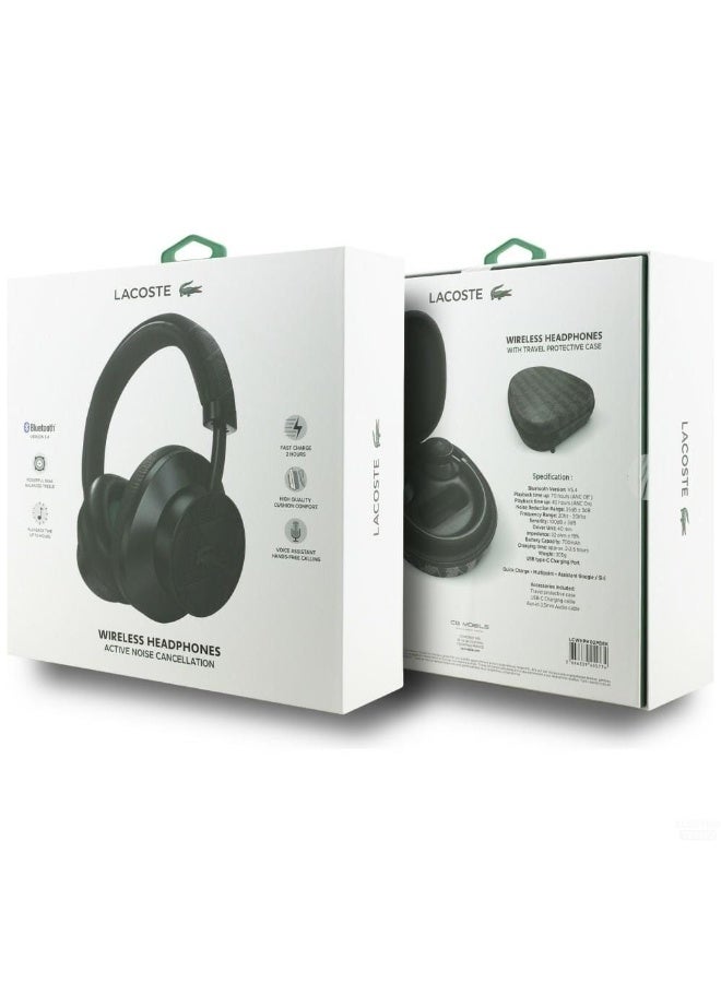 Lacoste Bluetooth Headphones - Hybrid ANC - The Blend - Black - Image 2