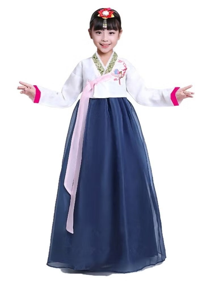 Generic - Girl Hanbok Dance Dress Korea Traditional Dress Cosplay Outfit National Costume Kids Dance Performance Wear - Image 1
