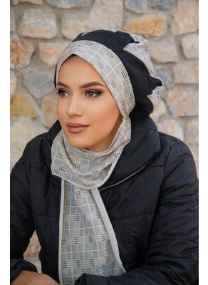 Aişe Tesettür Aisha Hijab Scarf and Beret - 30202  - Image 3