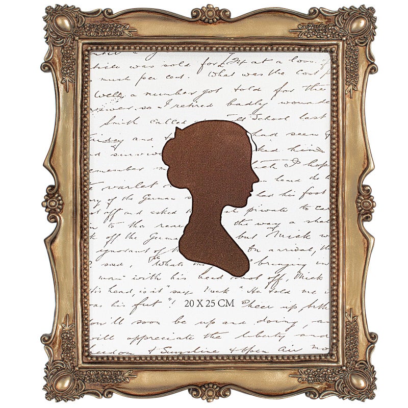 AELS 8x10 Inch Vintage Picture Frame Elegant Antique Photo Frames with Glass Front Photo Display Tabletop Wall Hanging Gift Ideas Retro Gold