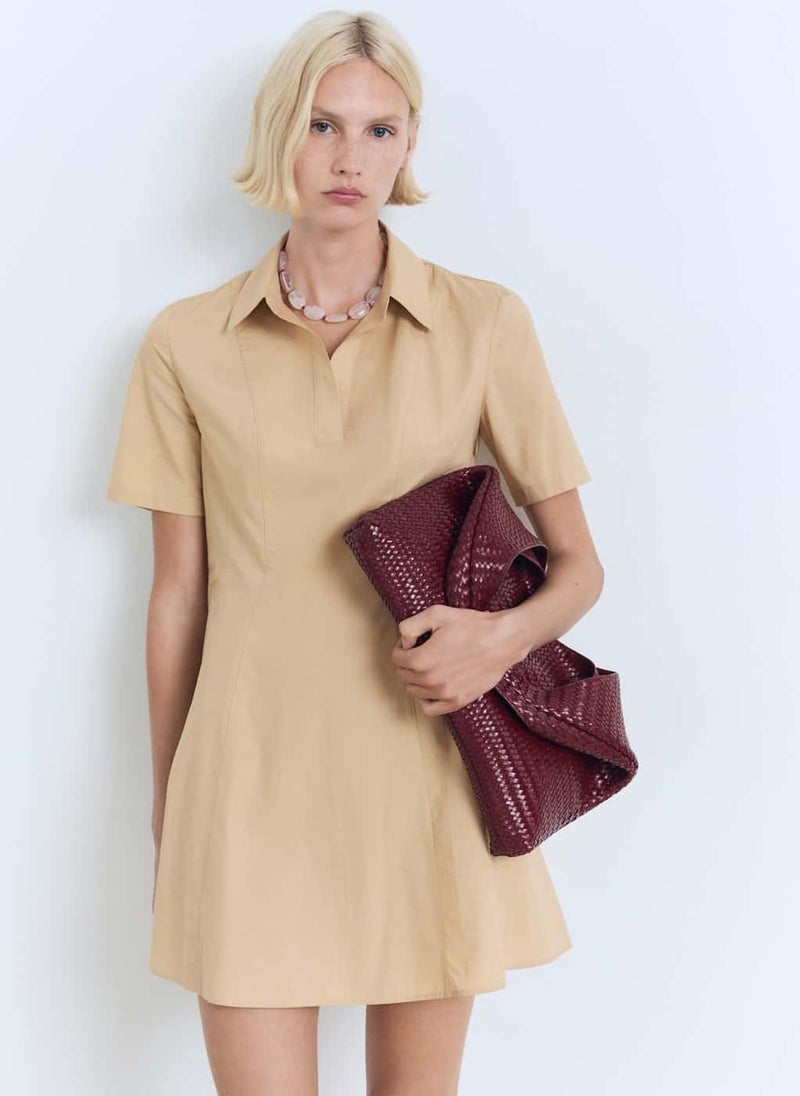 MANGO Collared A-Line Dress  - Image 5
