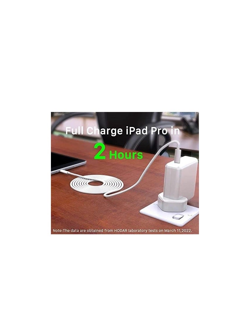 Terabyte 96W USB-C Fast Charger Replacement Type C Power Adapter Compatible With MacBook Pro 16/15/14/13'', for MacBook Air, MacBook 12'', Included USB C to C Cable (6.57ft/2m) - Image 2