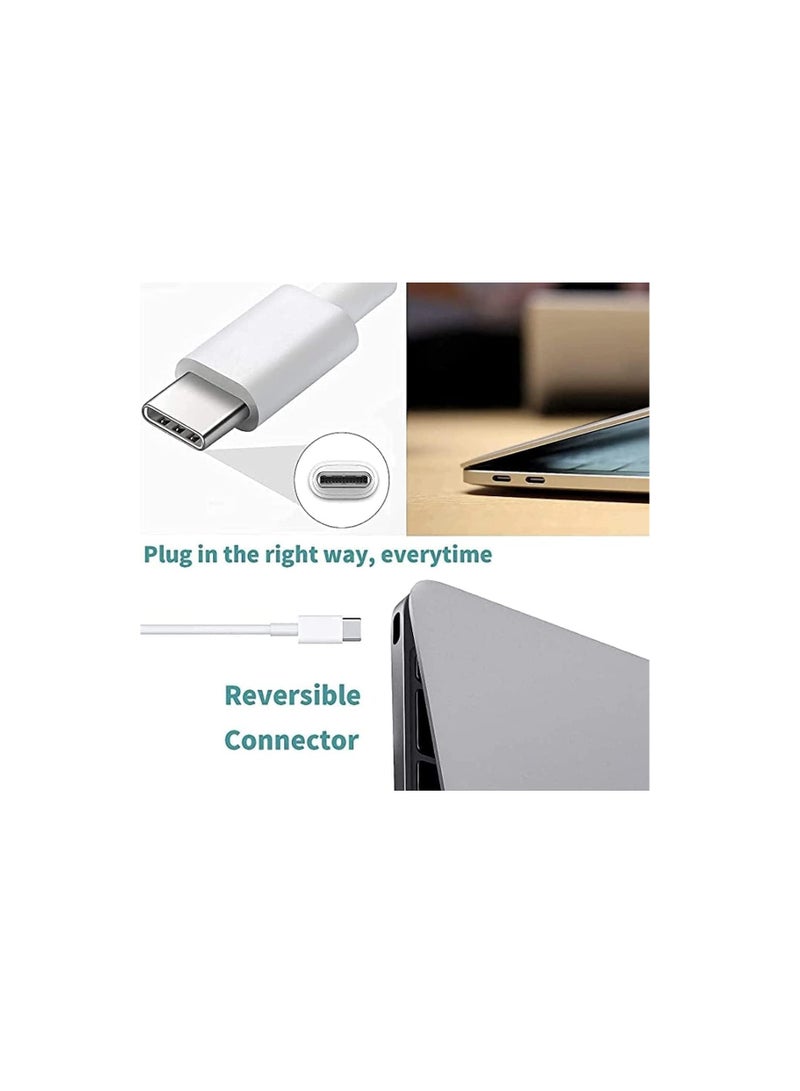Terabyte 96W USB-C Fast Charger Replacement Type C Power Adapter Compatible With MacBook Pro 16/15/14/13'', for MacBook Air, MacBook 12'', Included USB C to C Cable (6.57ft/2m) - Image 5