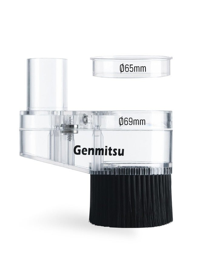 Genmitsu 65mm & 69mm CNC Dust Shoe, Compatible with Most 65mm/69mm Spindle Motor and Compact Router, Hose Adapter Inner Diameter 38mm (1.5″), Transparent - Image 1