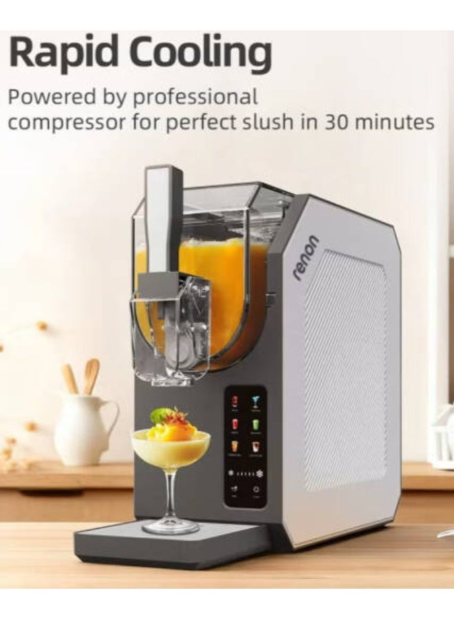 Renon Professional Slushie Ice Maker SIM1901 250W 1.9L Fast Cooling, 6 Presets No Ice Needed Frozen Drink Machine in 30 Minutes | SIM1901 - Image 4