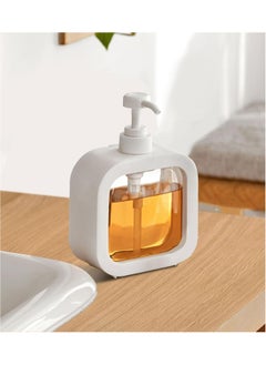 Oasisgalore 10 Oz Refillable Soap Dispenser for Bathroom & Kitchen Sink - Liquid with Waterproof Label  - Image 1