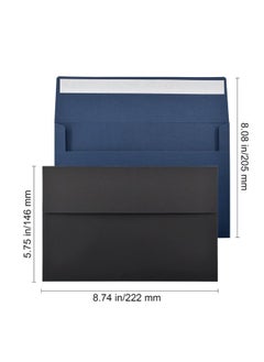 VANRA 150 Pack Colorful Envelopes For Invitations A9 Envelopes Bulk 5-3/4 X 8-3/4 For 5X8 Greeting Cards, Wedding Invitations, Photos (15 Assorted Colors)  - Image 2