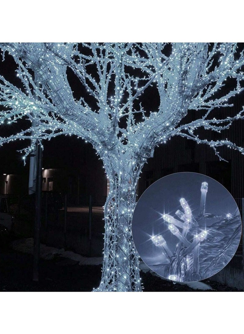Generic USB-Powered Silvery Wire Fairy String Lights – 10m with 100 LEDs, 8 Lighting Modes, Remote Control – Perfect for Christmas, Weddings, Ramadan, Diwali, and Festive Home Decorations  - Image 4
