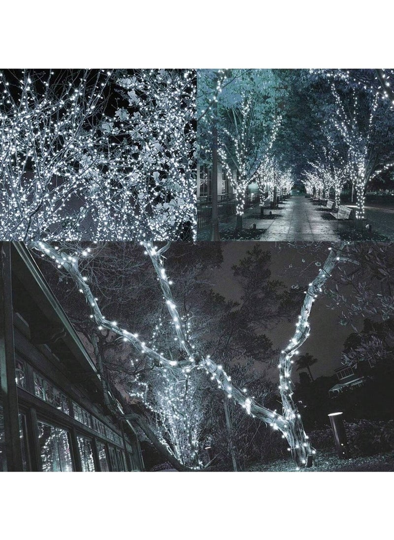 Generic USB-Powered Silvery Wire Fairy String Lights – 10m with 100 LEDs, 8 Lighting Modes, Remote Control – Perfect for Christmas, Weddings, Ramadan, Diwali, and Festive Home Decorations  - Image 5