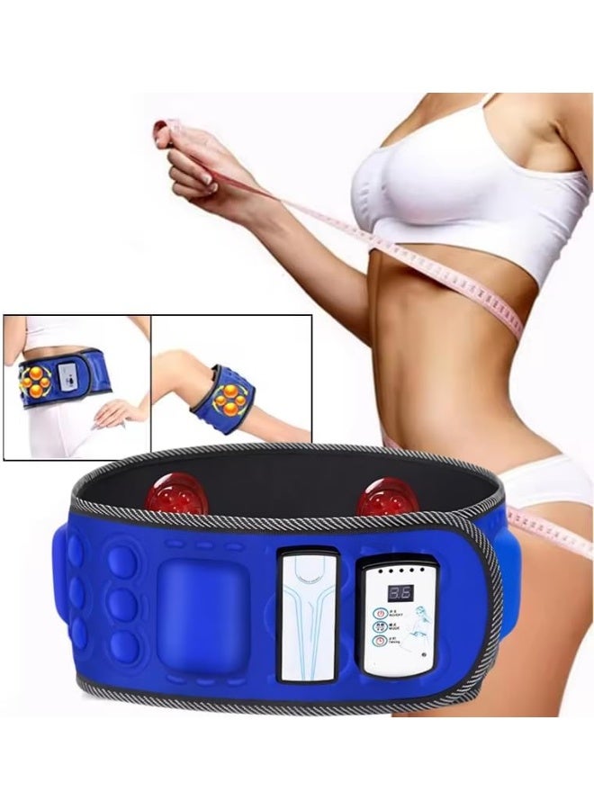 OLYMPIA Microcomputer Magnetic Massage Health Belt with 9 Massage Modes, 9 Intensity Levels, Vibration Massage, Magnetic Therapy, Digital Control for Waist, Back, Abdomen, Muscle Relaxation and Home Travel Use - Image 3