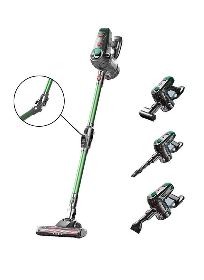 Joshberg 6 in 1 Cordless Vacuum Cleaner, High Powerful Suction Stick Vacuum with Mite Remover, 40Mins Runtime Detachable Battery,  Lightweight Vacuum for Hardwood Floor Carpet Pet Hair, Green  - Image 1