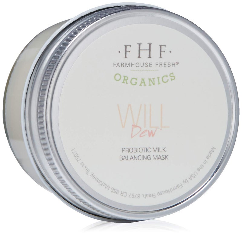 FarmHouse Fresh FarmHouse Fresh Will Dew Probiotic Milk Balancing Mask 32 Fl Oz Moisturizes  Balances Good Bacteria Fights Wrinkles