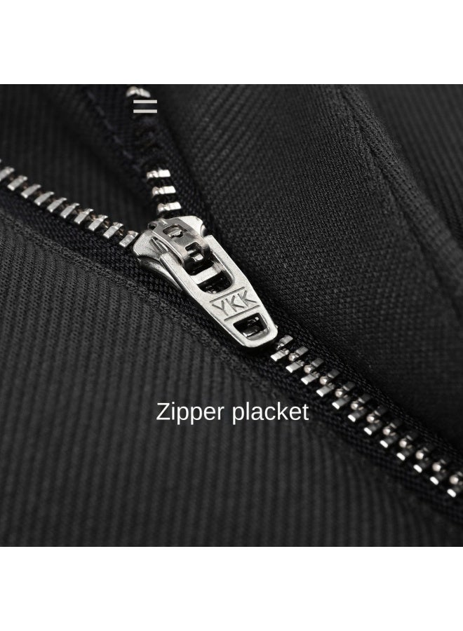 Septwolves Anti-static】men's Twill Knitted Brushed Elastic Semi-elastic Casual Knit Pants For Men In Autumn And Winter - Image 4