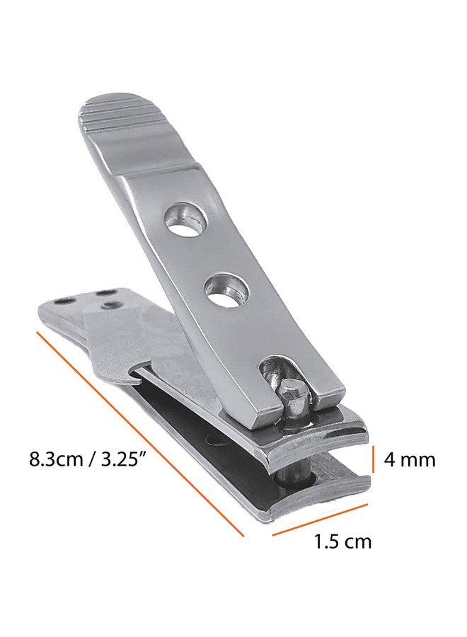 Kohm Whs-440L Heavy Duty, Curved Blade, Wide Jaw Toenail Clippers For Thick Nails, Large Nail Clippers For Men, Seniors, Women, Nail Clipper With File - Image 1